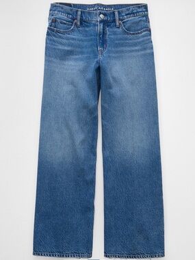 AE Dreamy Drape Strigid Low-Rise Ultra
Wide-Leg Jean